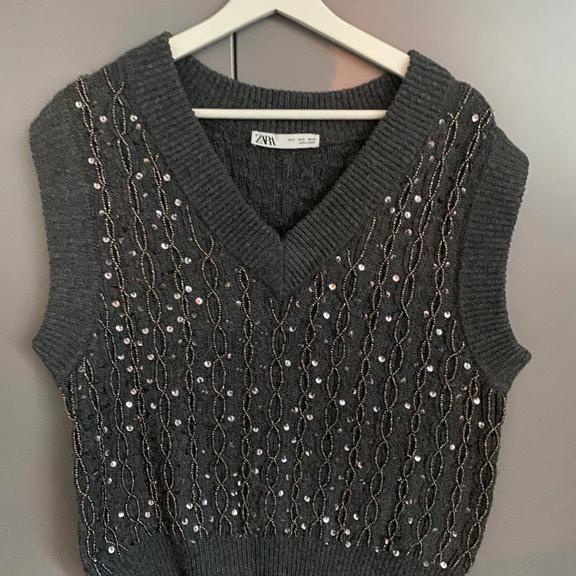 Zara glitterväst 