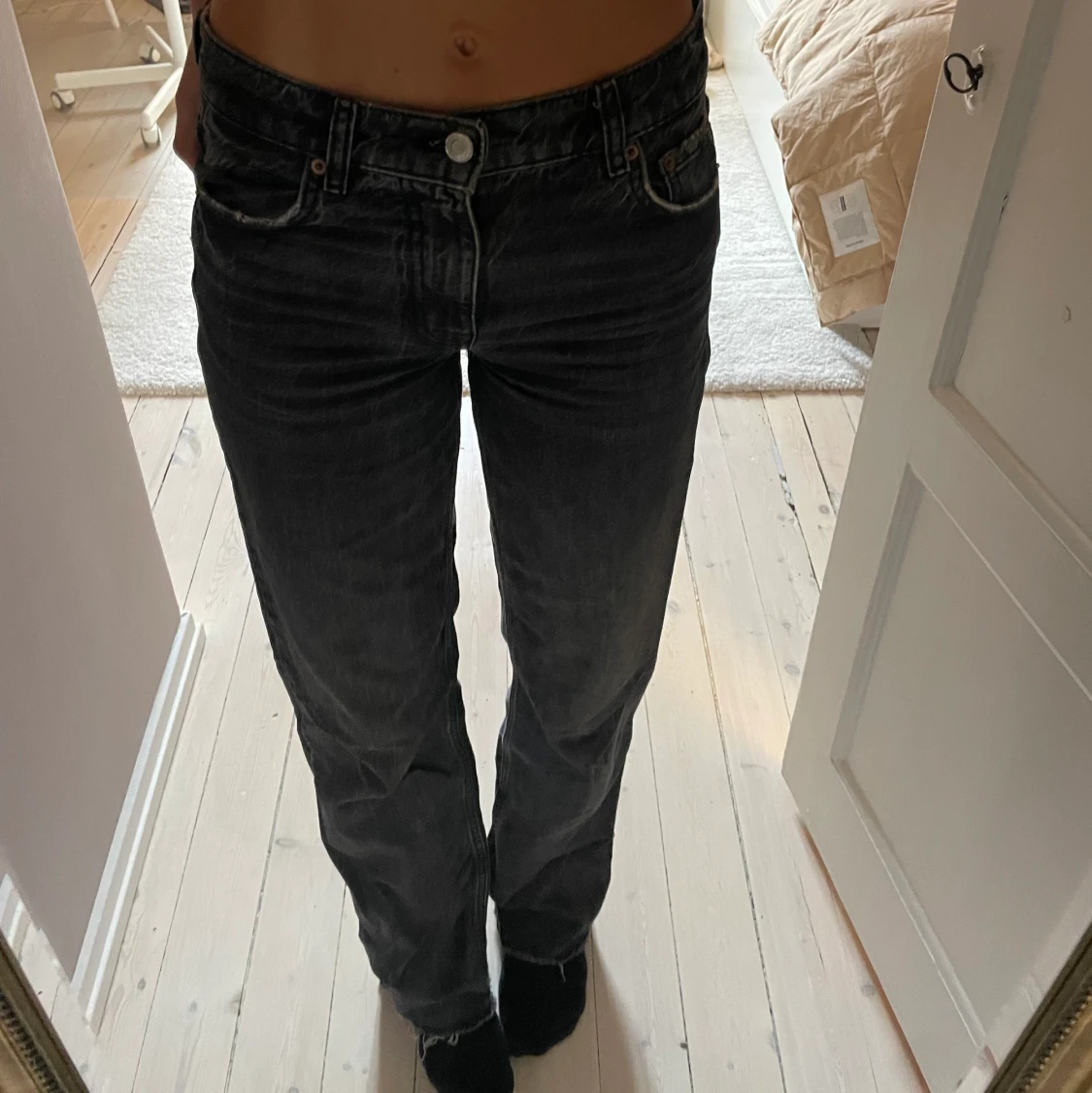 Lågmidjade jeans från zara