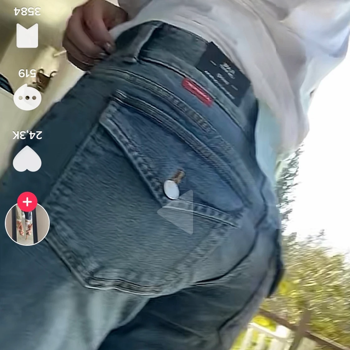 Lågmidjade jeans - 91