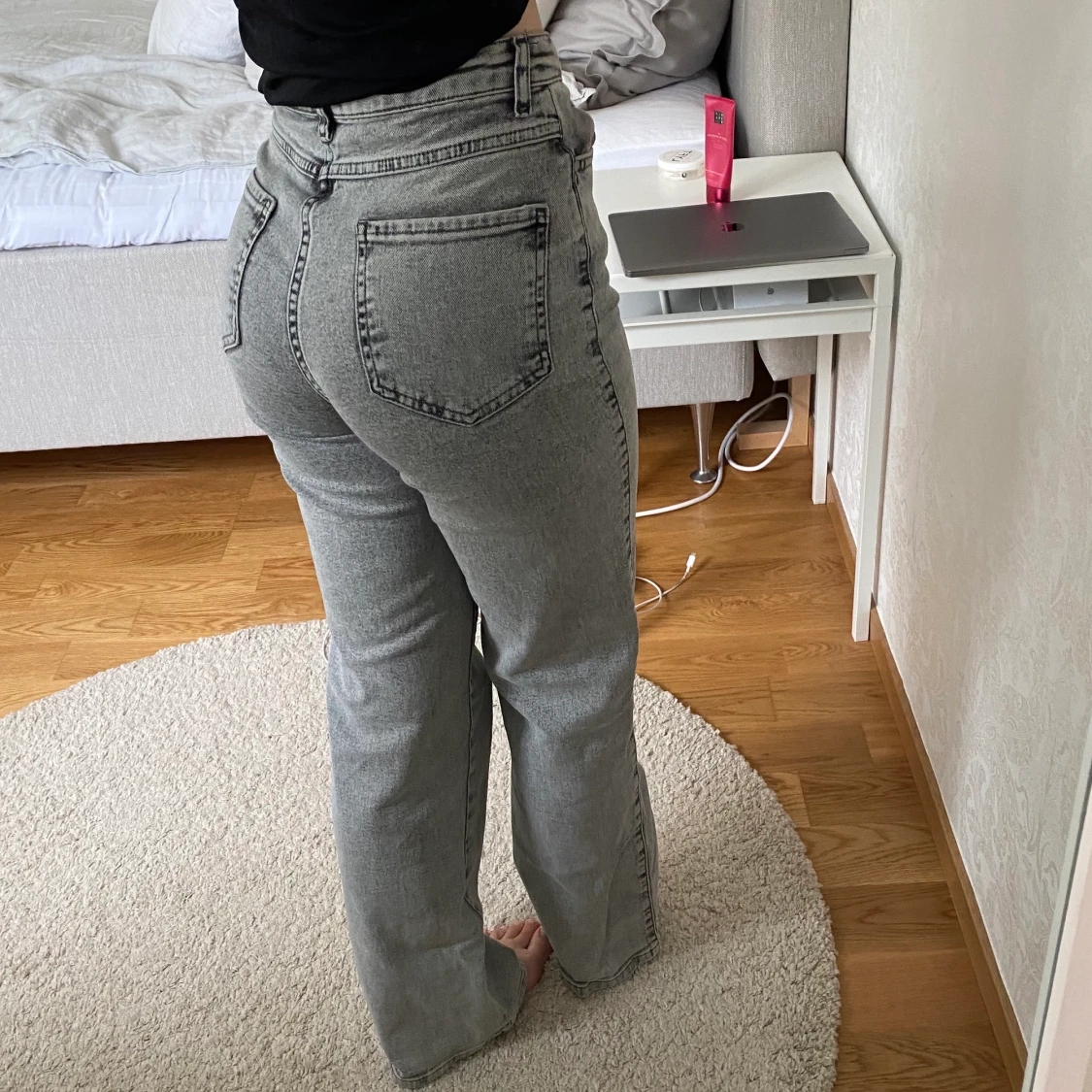 Gråa jeans Madlady