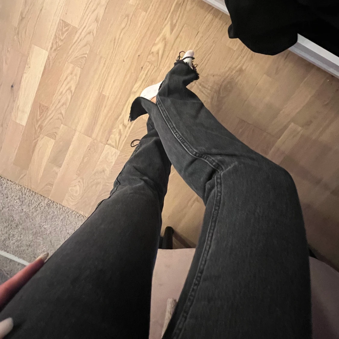 Jeans med slits  - 90