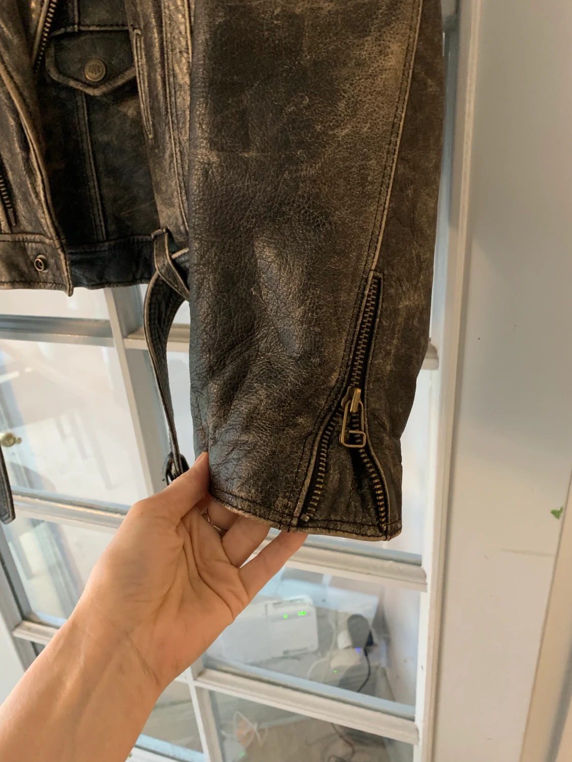 Trendig vintage 90s skinnjacka - 90