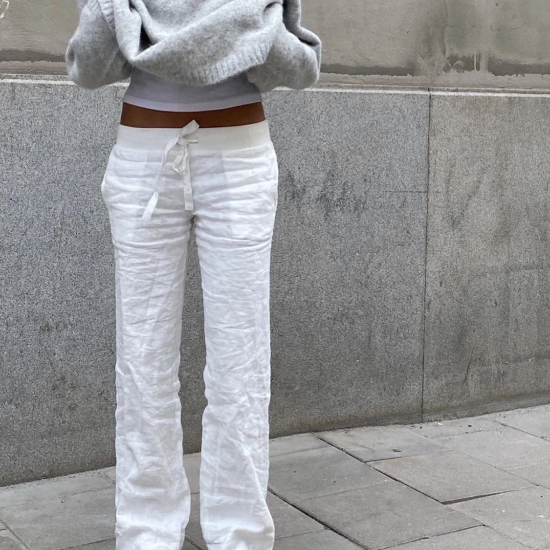 Alobha label linnebyxor