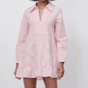 Rosa Zara klänning - Använd 1 gång, köpt för 400kr