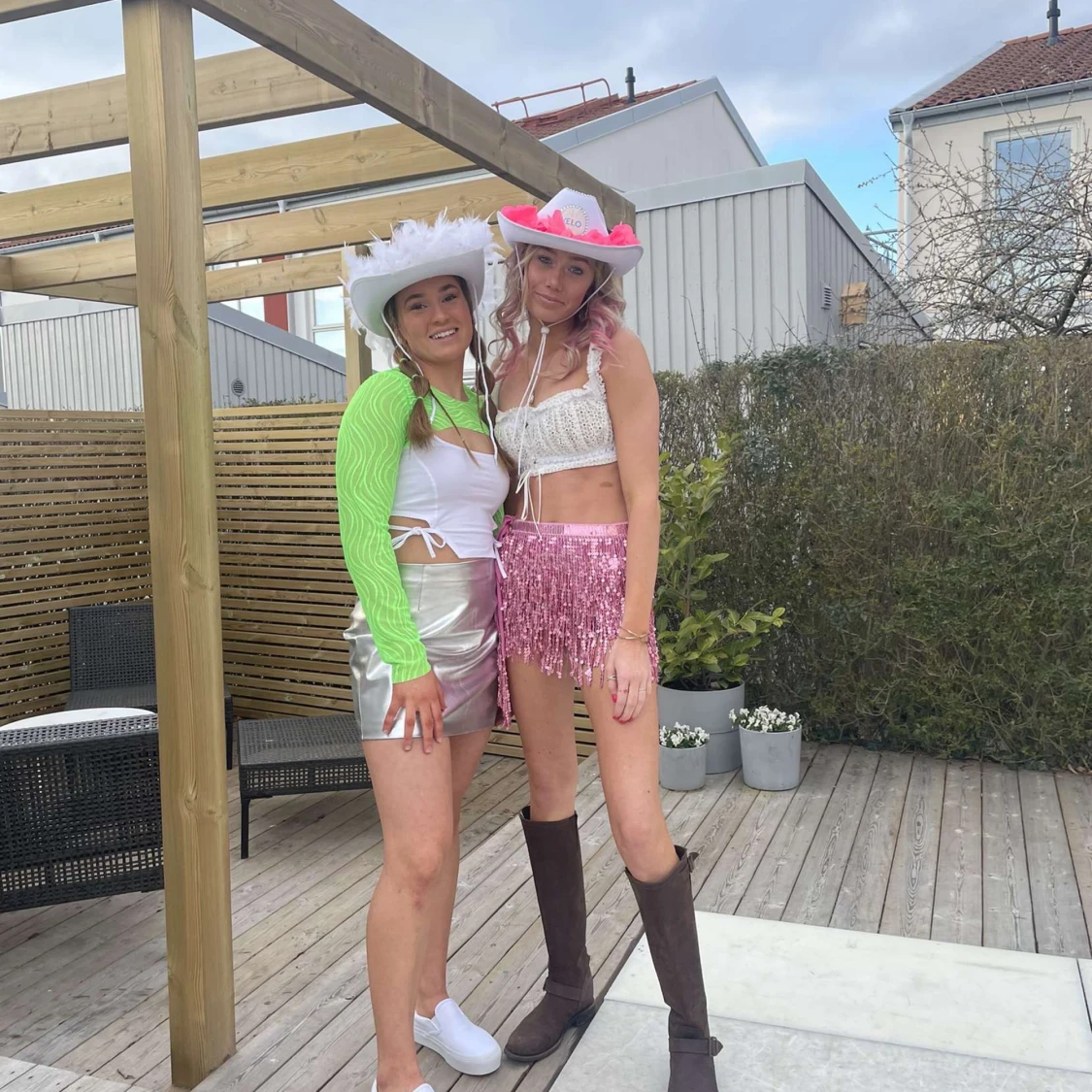 Silver kjol från hm - 90