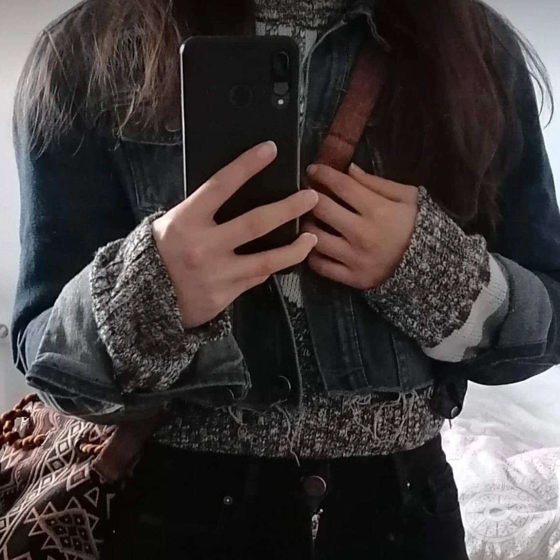 Beyond Retro croppad stickad tröja - 90