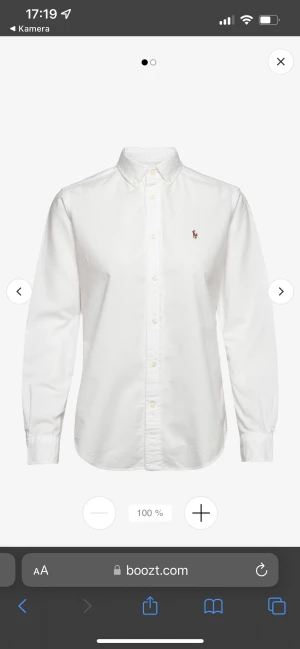 Ralph Lauren Vit stl:L - Vit skjorta helt ny köpt för 1200:-  sälj nu för 700