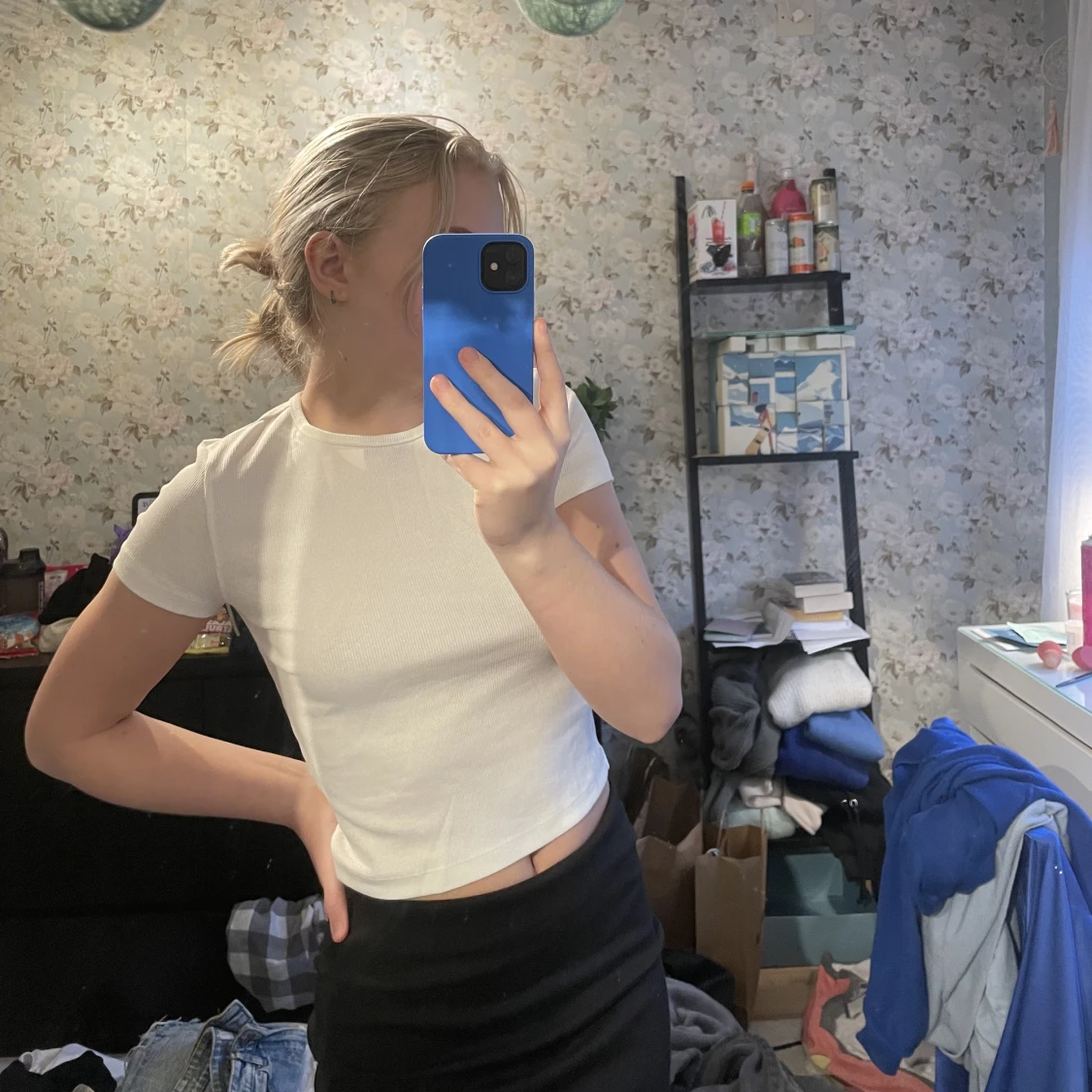 Vit tröja/t-shirt - 90