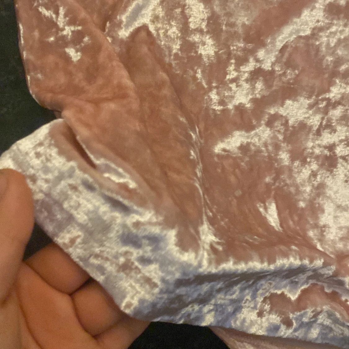 En rosa samett top  - 90