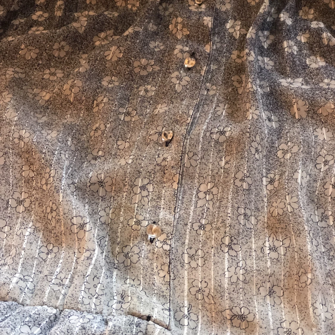 Vintage Klänning + Vitt bälte - 90