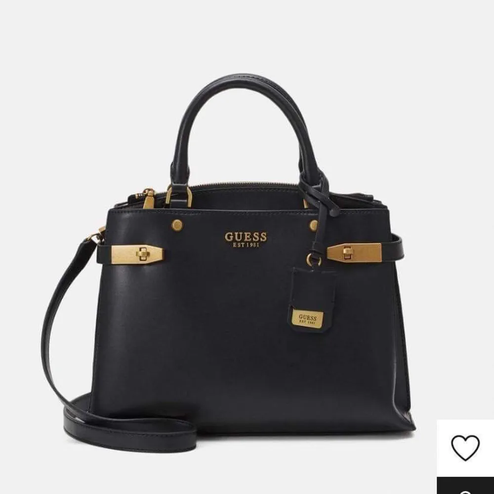 Guess Zadie Girlfriend Satchel -Handväska Black  . Väskor.