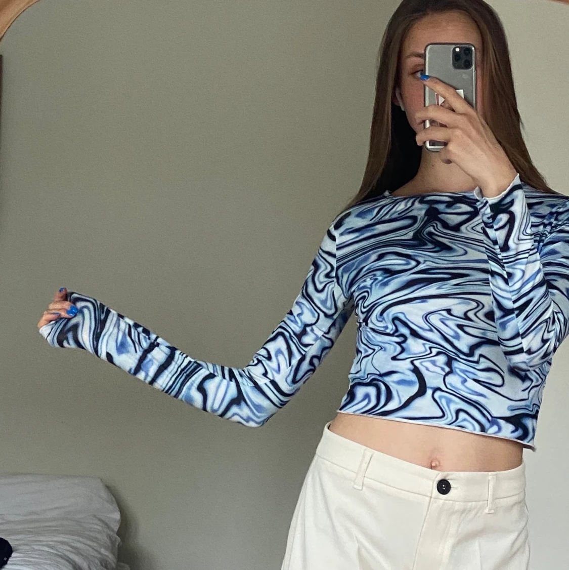 Långärmad topp  - 90