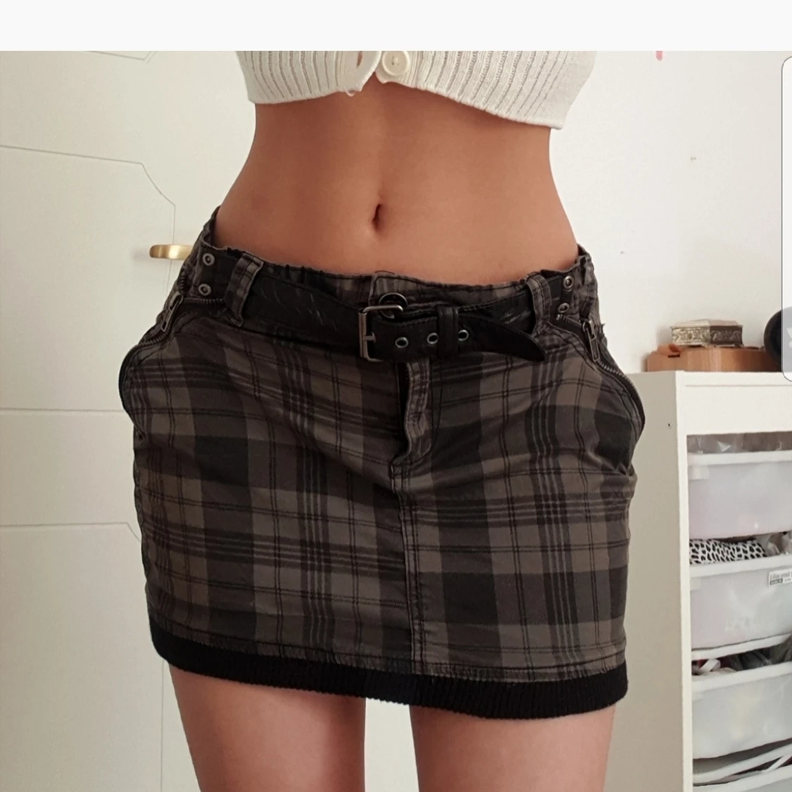 Lågmidjad kjol - 90