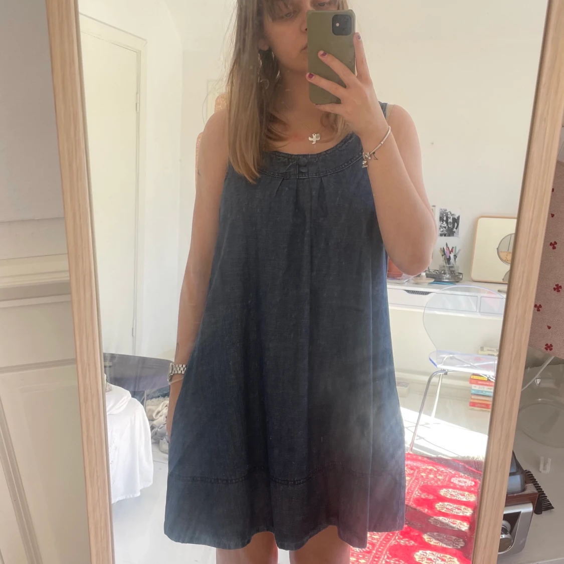 Jeansklänning💙💙 - 90