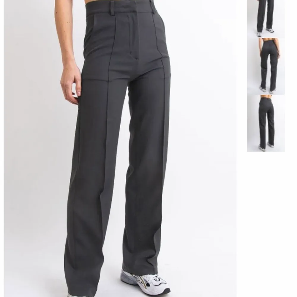 V2 Perfect Fit Suit Pant Grey i storlek EU34-L28 från Madlady, köparen står för frakten. Första bilden är inte min!. Jeans & Byxor.