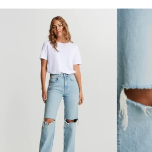 Gina jeans  - Ett par Gina tricot jeans som är i jätte fint skick skicka till mig ifall ni vill köpa!💕