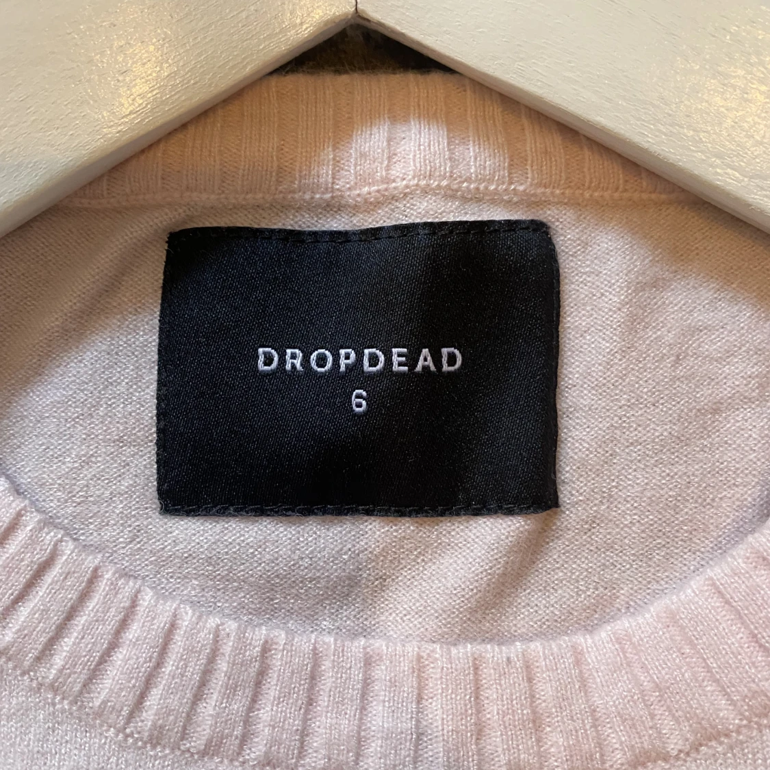 Drop Dead ängel stickad T-shirt  - 91