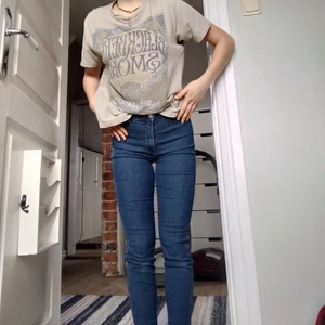 Skinny high waisted jeans - Size 27, dark blue skinny Jeans, high waist, ankle lenght