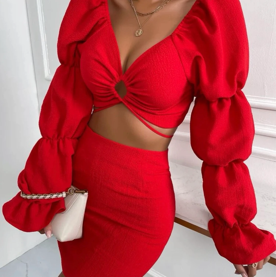 Superfint rött set  - 91