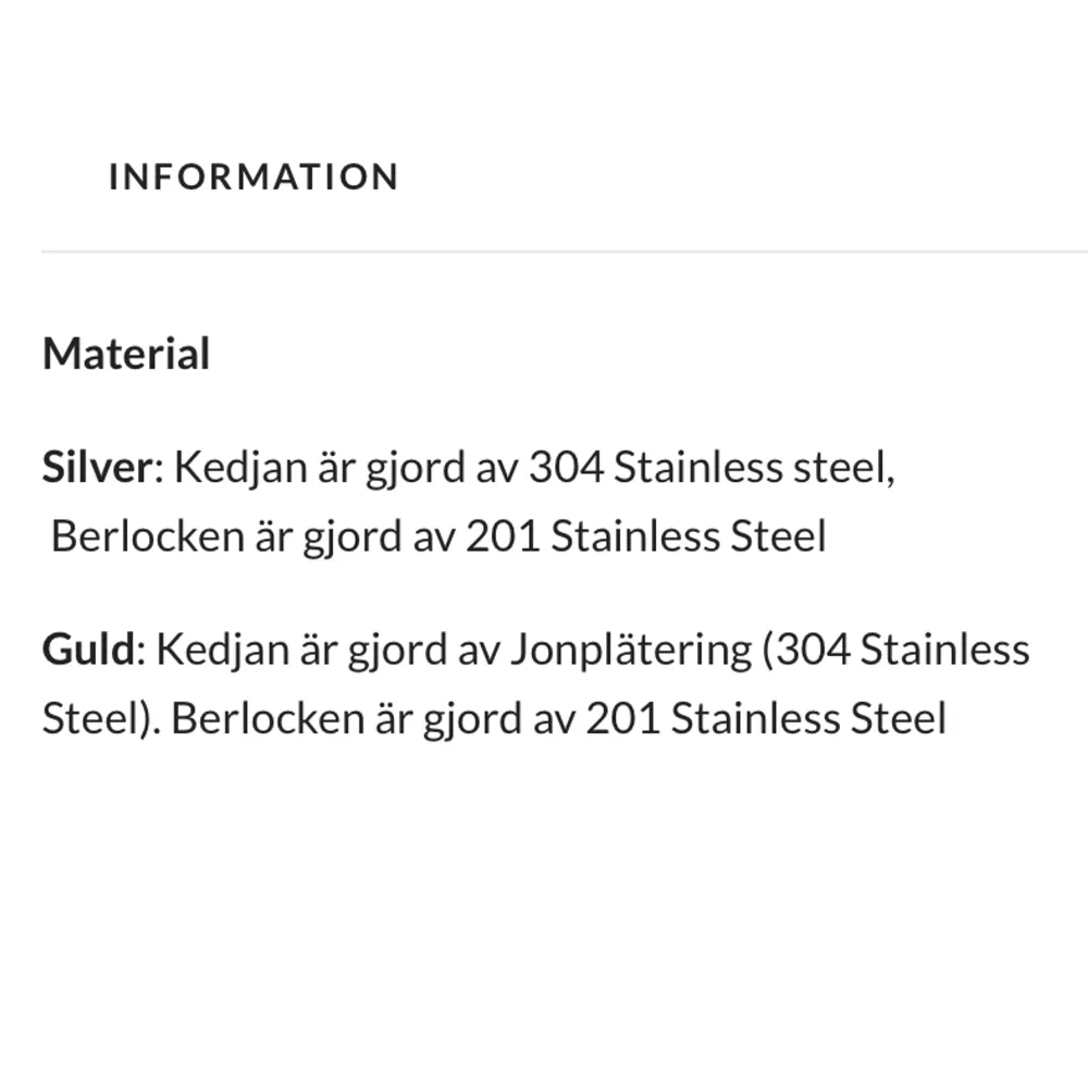 Kedjan är gjort av Mässing & Jonplätering, berlocken är gjort av 201 stainless steel.  Silver kostar 59kr & Guld 65kr FRAKT INGÅR.  Instagram: Vikiicom Vikiicom.Quickbutik.com. Accessoarer.