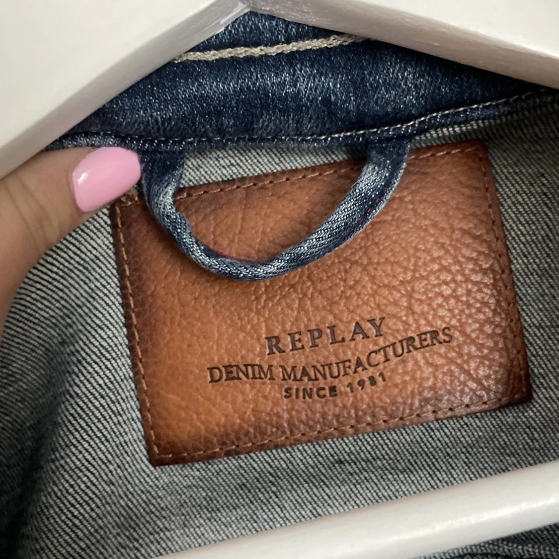 Oversized jeansjacka - 90