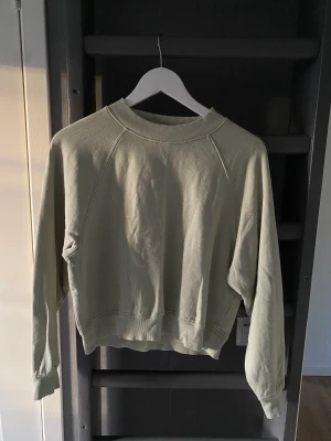 Mintgrön sweatshirt  - Mintgrön sweatshirt från Gina Tricot. Mysig tröja och sitter snyggt i storlek S. Använd någon enstaka gång.