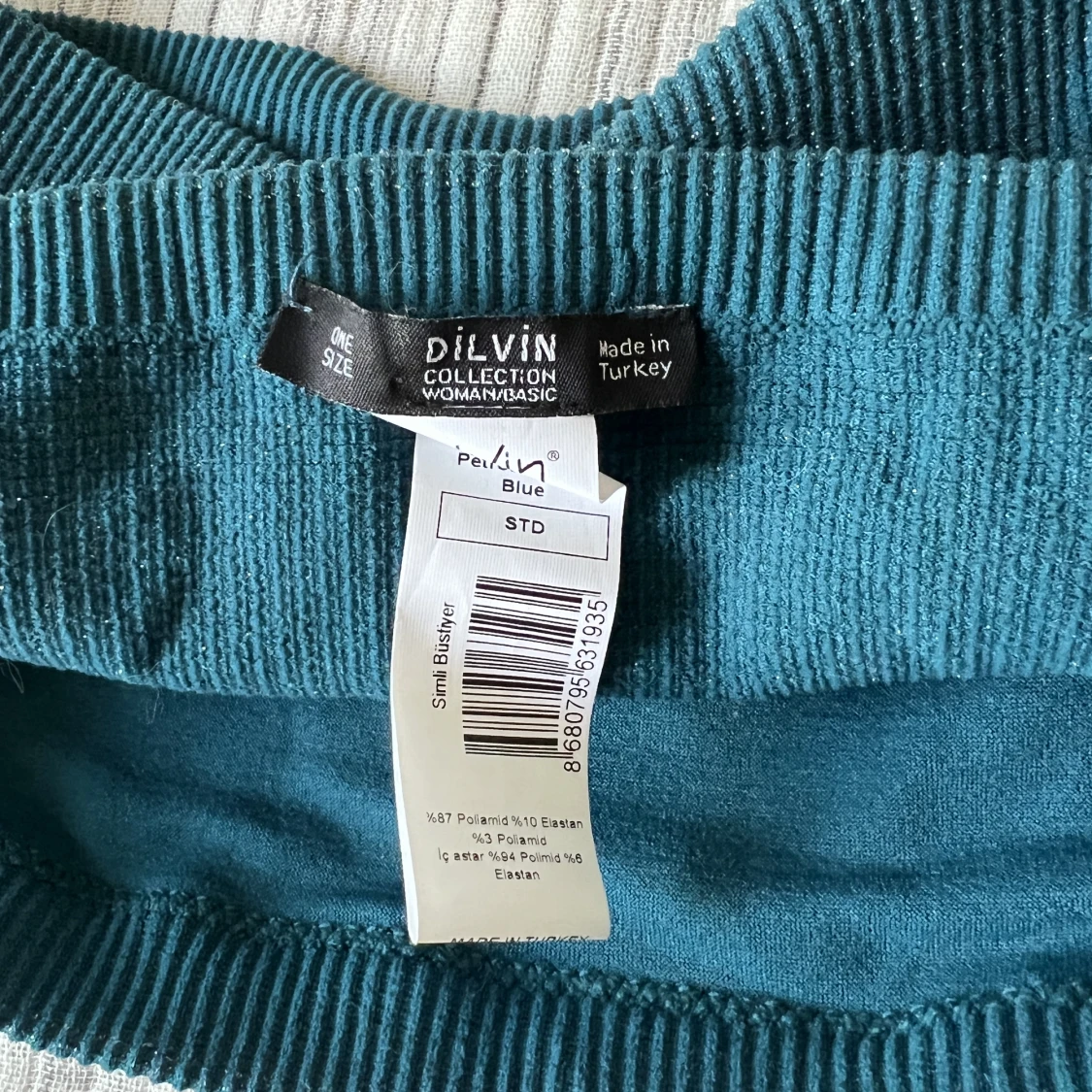 Bandeau topp glittrig  - 90