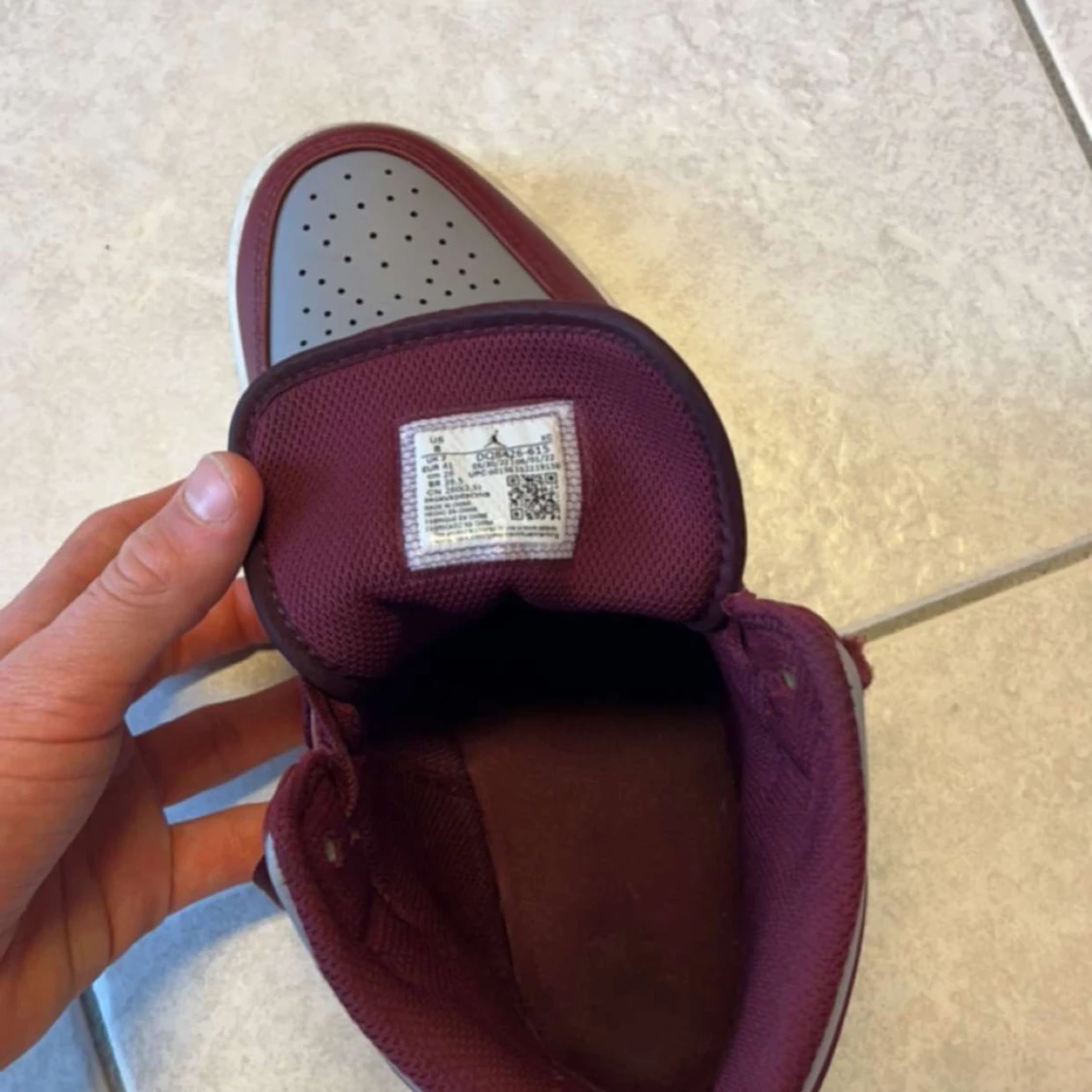 Jordan 1 cherrywood red  - 91