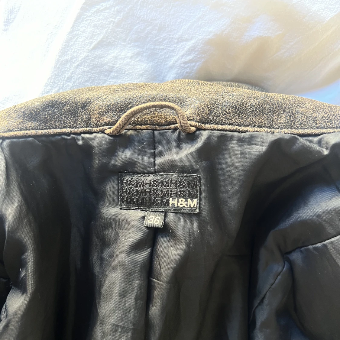 Skinnjacka beige/brun - 90