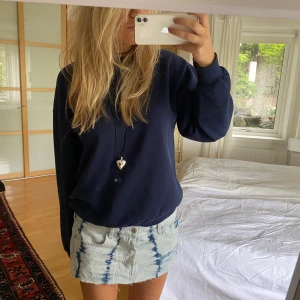 Tiedye kjol - Ascool jeanskjol med tiedye mönster