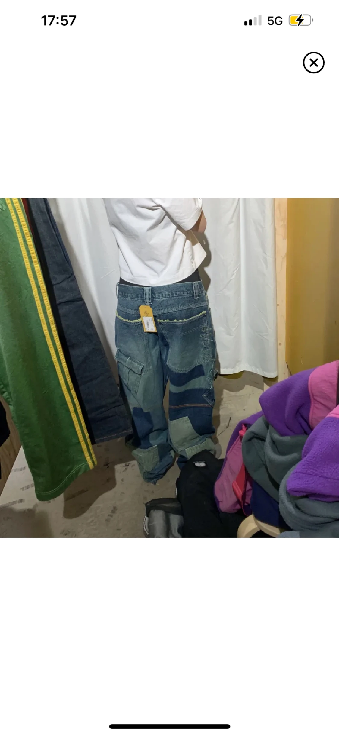 patchwork jeans - 91