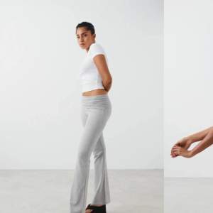 Säljer mina knappt andvända yoga pants i grå färg i storlek XS!