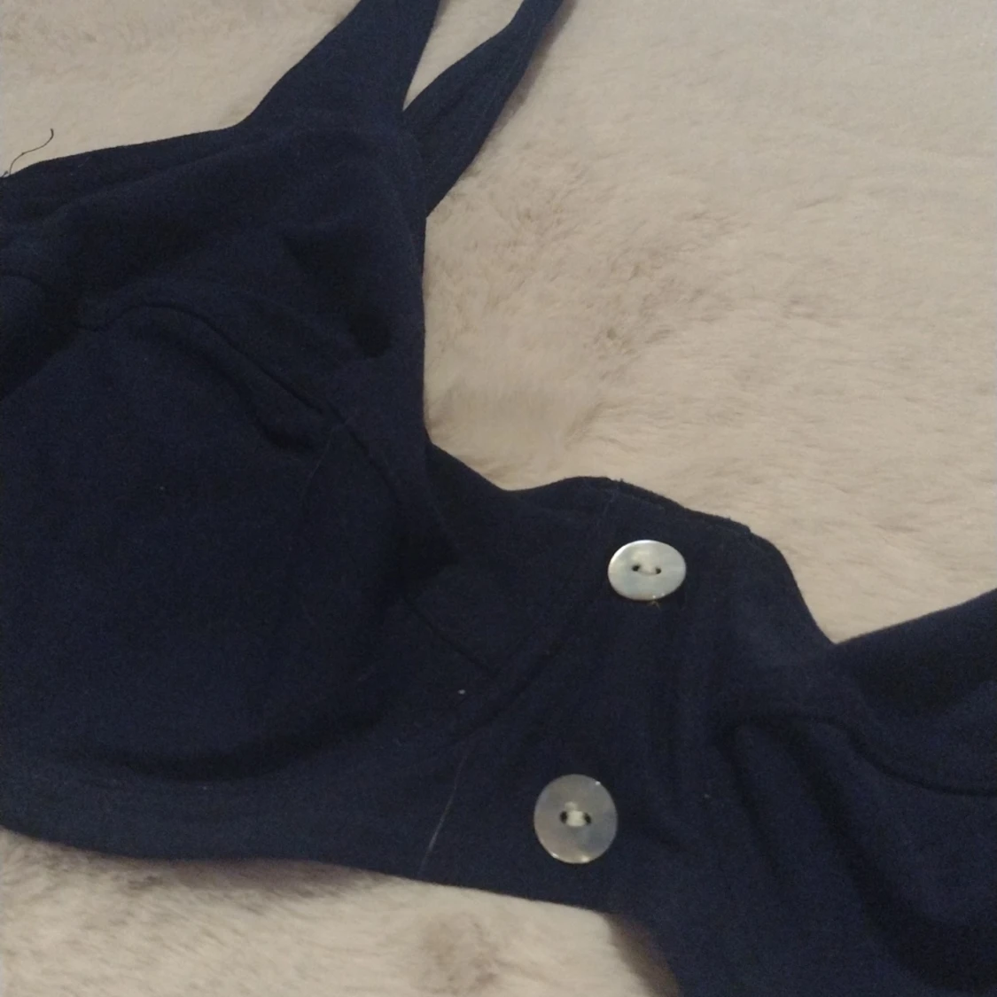 Marinblå bikini topp - 90