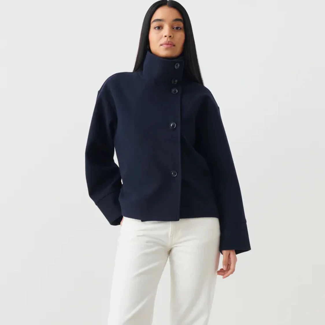 HELT NY SHORT FELT JACKET GINA TRICOT