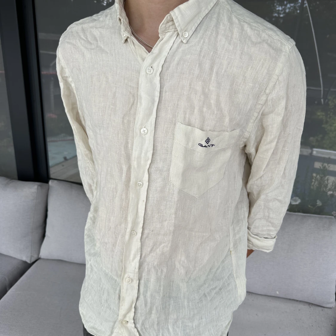 Linne skjorta 