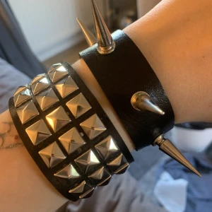 3pack armband med nitar - 3 stycken armband