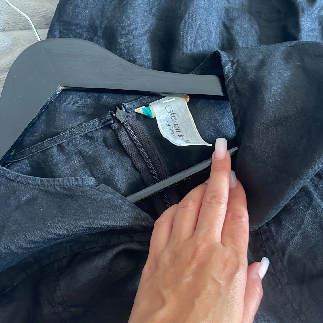 Linne klänning  - 90