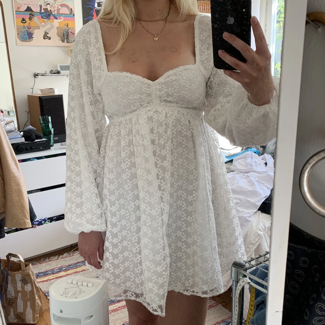 Kort vit klänning🤍