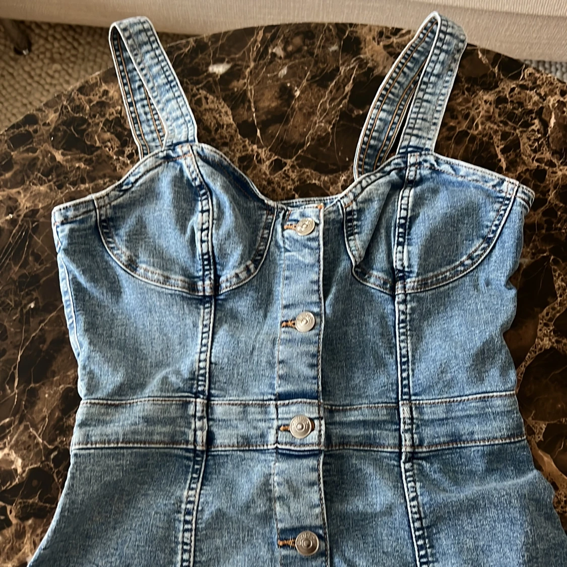 Jeans klänning  - 90