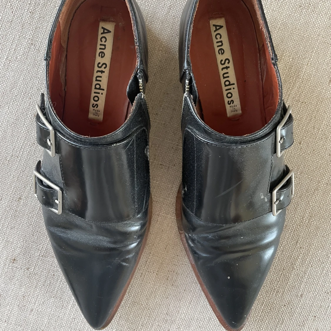 Acne studios svart loafer - 90