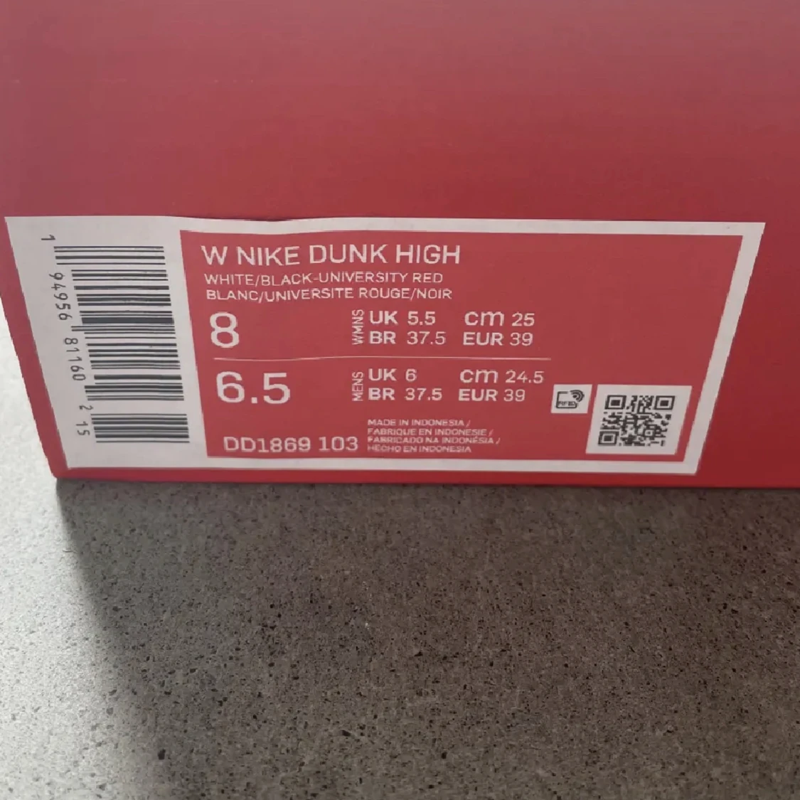 Nike dunks high panda sneakers i storlek 38 W size  - 91