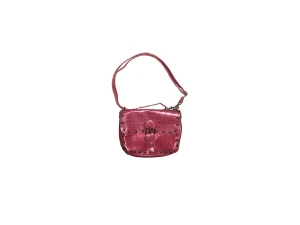 Y2k väska - Snygg rosa väska i fake skinn som har runda nitar💖 kan bäras som både mini väska och cross body (se bild) 🎀 hör av dig vid frågor💋