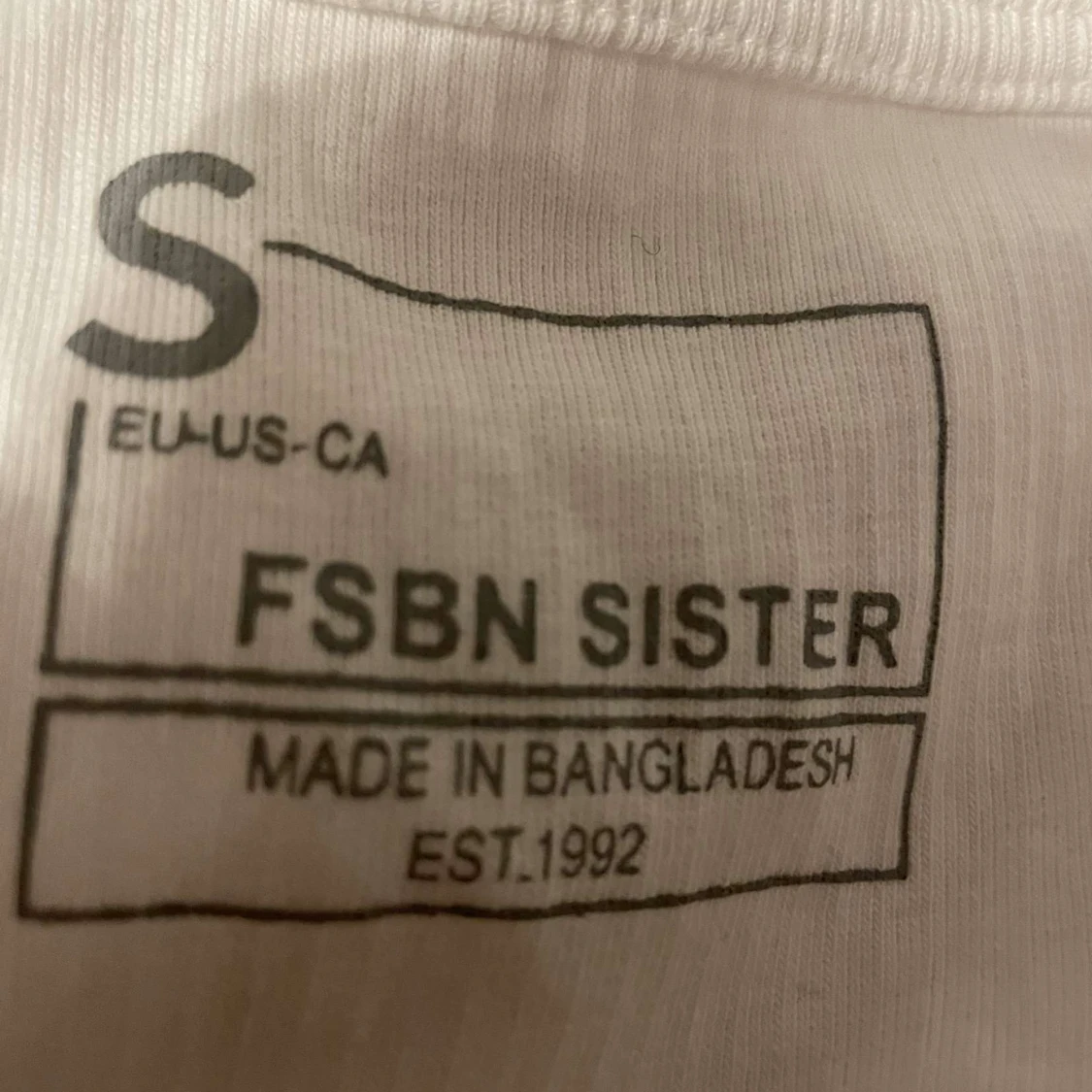 Vit kroppar t shirt - 90