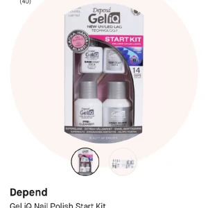 Depend Gel IQ kit - Säljer mitt helt oanvända depend gel IQ kit samt ett tillhörande nagellack som även det är oanvänt! I kitet ingår allt man behöver samt en mini UV-lampa 😚 Nypris är 500 kr men pris kan diskuteras vid snabb affär 💋(skriv för egna bilder)