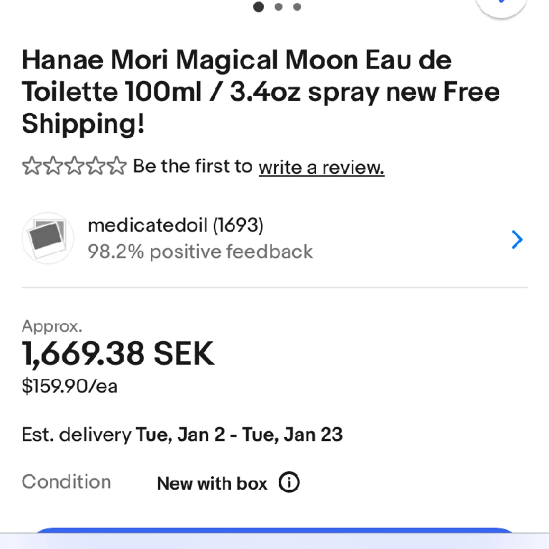 Parfym -Magicial Moon -Hanae Mori - 91