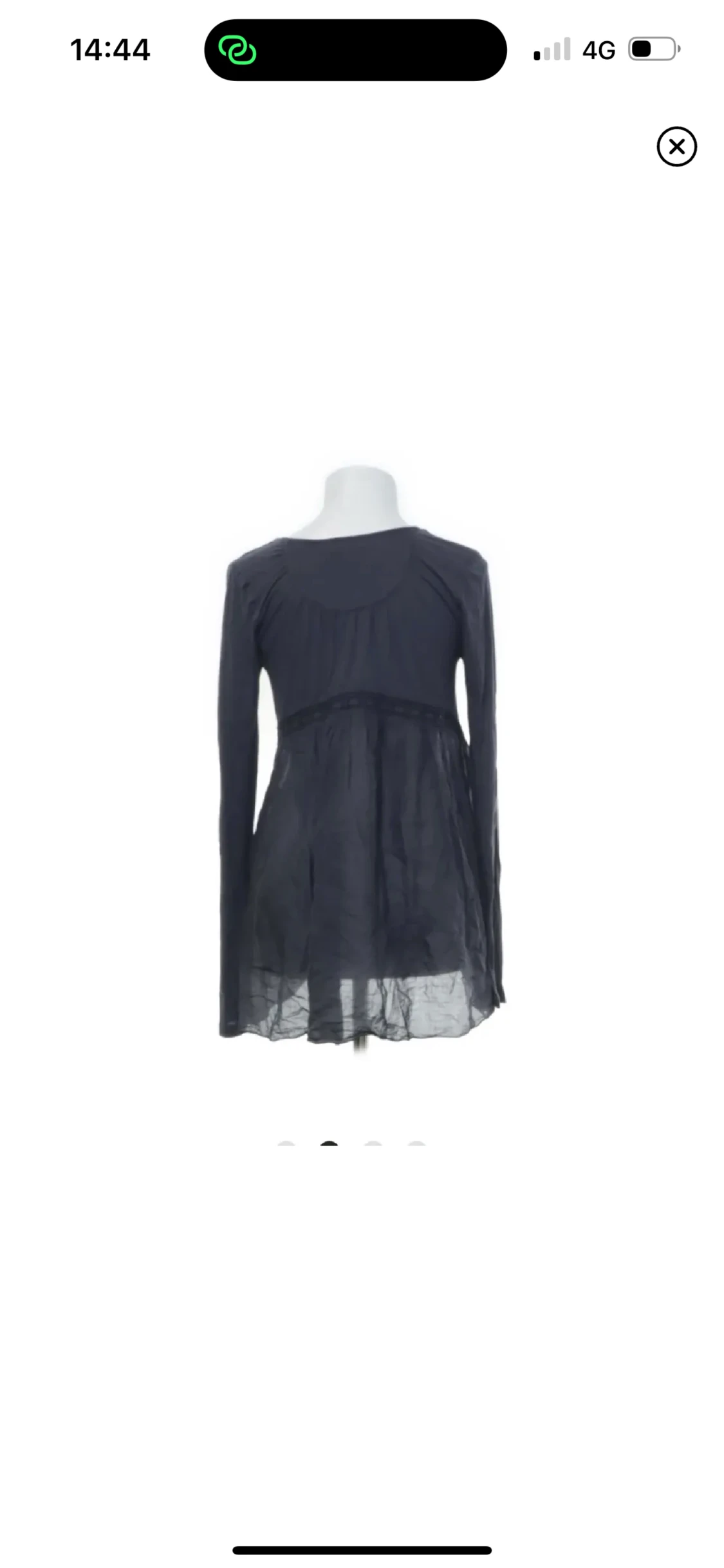 Marinblå blus  - 90