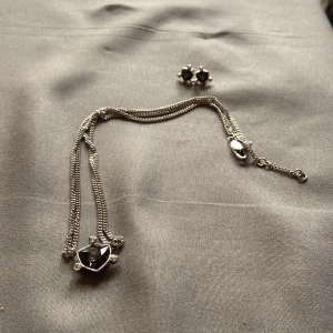 Halsband och örhängen  - Säljer ett halsband och örhängen i ett set