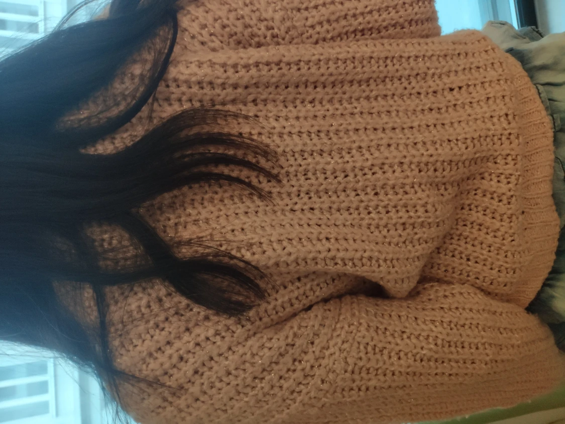 Mysig oversized stickad tröja från Zara - 90