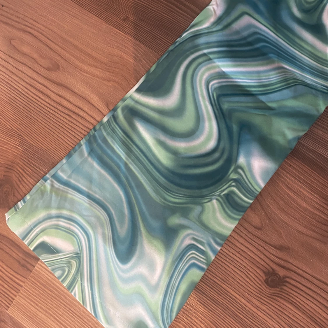 Lågmidjade mönstrade byxor - 90