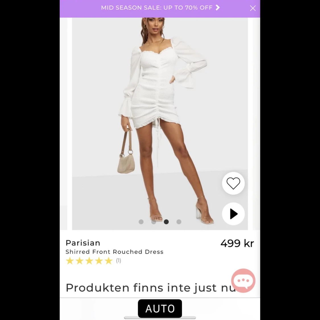 Student klänning strl34 - 90